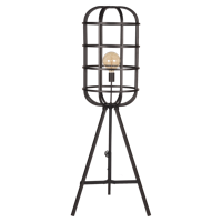 LABEL51 Vloerlamp 'Twine', Metaal, 145cm, kleur Zwart - thumbnail