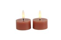 Theelicht dia. 4 cm LED Lyon s2 roze Countryfield - Countryfield - thumbnail