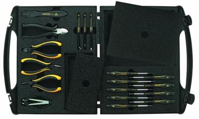 Bernstein Tools for Electronics 2285 Gereedschapsset ESD, Professioneel Incl. koffer 18-delig
