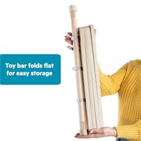 Disney speelkleed, WINNIE THE POOH - BRIGHT STARTS - Once Upon a Tummy Time - Houten activiteitenboog - Blauw - Newborns en + - thumbnail