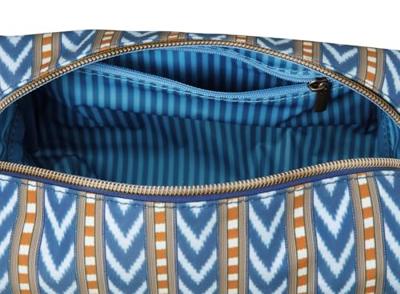 Pip Studio Pip Studio Coco Cosmetic Bag Medium Samba Stripe Blue 21.5x10x10.5cm Pip Studio Pip Studio Coco Cosmetic Bag Medium Samba Stripe Blue 21.5x10x10.5cm