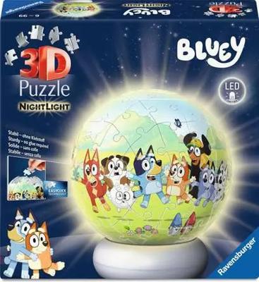 Ravensburger 3d puzzel nachtlamp bluey - 73st.