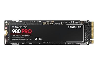 Samsung mz-v8p2t0bw 980 pro ssd, 2000 gb, m.2 nvme, pcie 4.0, 7000/ 5100 mb/s, 100.000 iops