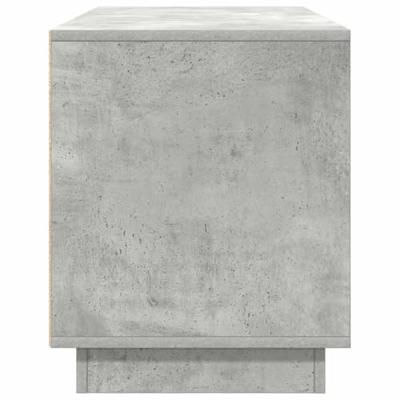 Tv-meubel met LED-verlichting 100x41x50 cm betongrijs