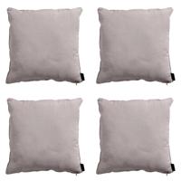 Sierkussen 60x60 piping Panama taupe (4 stuks) Madison - Madison - thumbnail