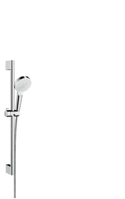 Hansgrohe Crometta 2 stralen doucheset vario EcoSmart wit/chroom - thumbnail