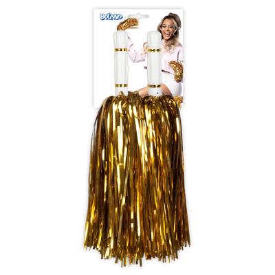 Pompoms goud metallic