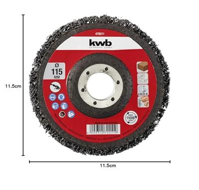 Reinigingsschijf universeel 115 mm KWB - Kwb Reinigingsschijf universeel 115 mm KWB - Kwb