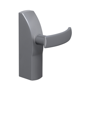 Lips FLOTR0010G Paniekopener buitenmodule Freedom Line | model R | blinde uitvoering | met kruk | kleur zilvergrijs - 7225611 Lips FLOTR0010G Paniekopener buitenmodule Freedom Line | model R | blinde uitvoering | met kruk | kleur zilvergrijs - 7225611