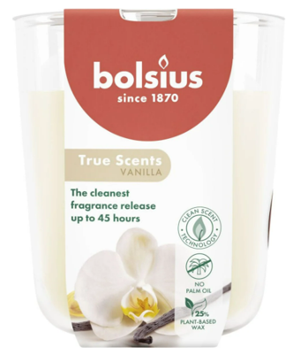 Bolsius geurglas true scents vanilla L