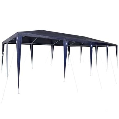 VidaXL Partytent blauw 800 x 400 x 266 cm polyethyleen en staal VidaXL Partytent blauw 800 x 400 x 266 cm polyethyleen en staal