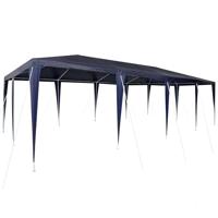 Partytent Blauw en Wit 800 x 400 x 266 cm Polyester en staal - thumbnail