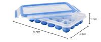 Tefal Masterseal IJsblokjesdoos voor 24 IJsblokjes Blauw/Transparant - thumbnail