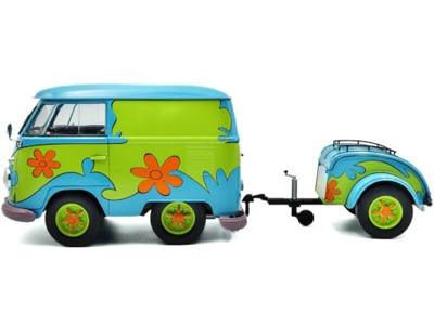 Solido Auto Volkswagen (VW) Kool Kombi Ghost Hunter machine Kant-en-klaar model Personenauto (model)