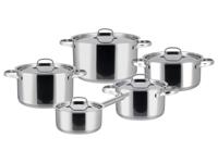 SILVERCREST Rvs pannenset 5-delig (RVS deksel) - thumbnail