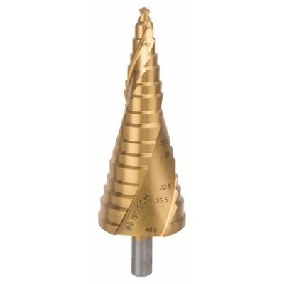 Bosch Accessories 2608587434 2608587434 HSS Getrapte boor Gezamenlijke lengte 125.5 mm TiN 3 vlakken schacht 1 stuk(s) Bosch Accessories 2608587434 2608587434 HSS Getrapte boor Gezamenlijke lengte 125.5 mm TiN 3 vlakken schacht 1 stuk(s)