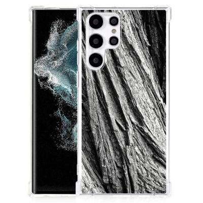 Stevig Telefoonhoesje Samsung Galaxy S22 Ultra Boomschors Grijs Stevig Telefoonhoesje Samsung Galaxy S22 Ultra Boomschors Grijs