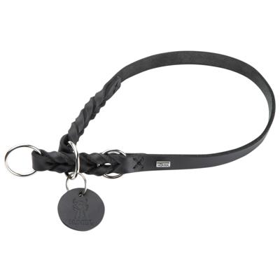 HUNTER Hondenhalsband Solid Education, zwart, Maat: M-L HUNTER Hondenhalsband Solid Education, zwart, Maat: M-L