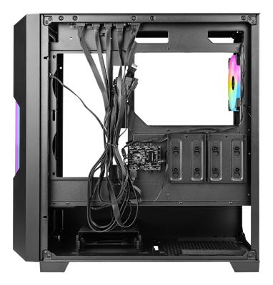 AZZA AZZA PC Gaming Gehäuse Midi ATX Guardian Midi-tower Gaming-behuizing Zwart