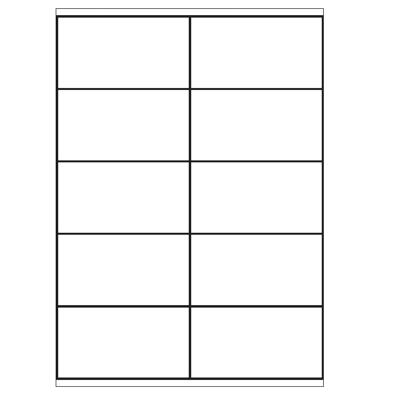 A4 etiketten 105 x 57 mm wit 100 vel huismerk