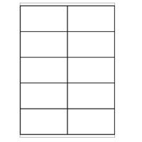 A4 etiketten 105 x 57 mm wit 100 vel huismerk - thumbnail