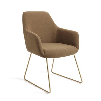 Jesper Home Eetkamerstoel 'Hiroo' Slide Gold, kleur Willow