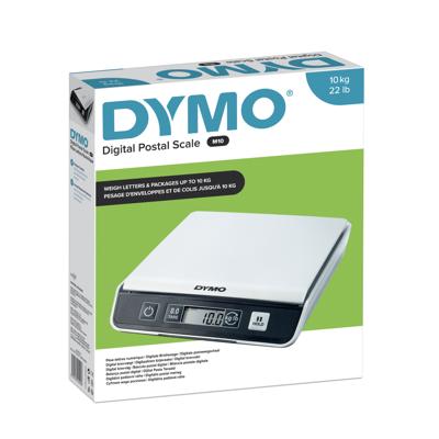 Dymo postweegschaal M10, weegt tot 10 kg, gewichtsinterval van 2 gram Dymo postweegschaal M10, weegt tot 10 kg, gewichtsinterval van 2 gram
