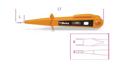 Beta Spanningszoeker 125/250V, dubbel geisoleerd 1253A - 012530010