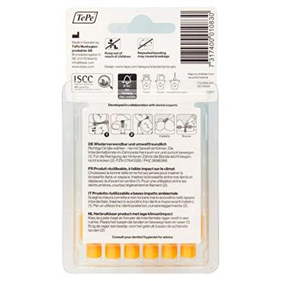 Tepe Interdental Brush 0,70mm Yellow 6