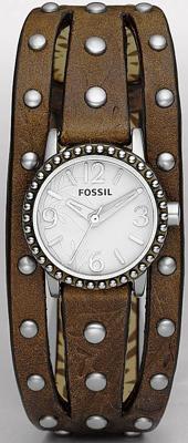 Fossil horlogeband jr1177 Leder Bruin