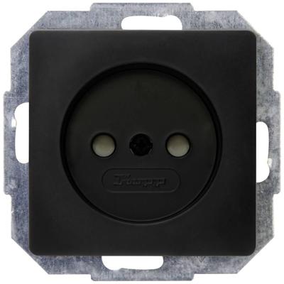 Lyora WandcontactdoosParis zonder randaarde zwart - 921250089