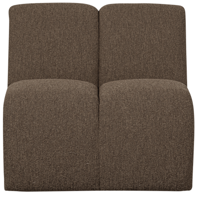Woood Mojo 1-zits bank bouclé Bruin Melange