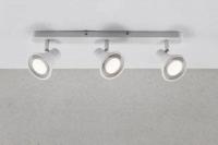 Plafondspot wit Modern &apos;Eik&apos; Nordlux 3 spots modern wit GU10 fitting 450mm - thumbnail