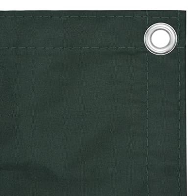 VidaXL Balkonscherm 120x500 cm oxford stof donkergroen VidaXL Balkonscherm 120x500 cm oxford stof donkergroen