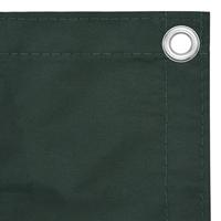 Balkonscherm 120x500 cm oxford stof donkergroen - thumbnail
