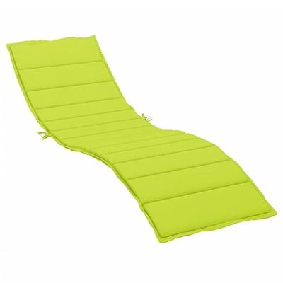 VidaXL Ligbedkussen 200x50x3 cm oxford stof heldergroen