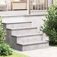 VidaXL Trap tread rechthoekig 2 pcs zilver 75 x 25 cm aluminium - thumbnail