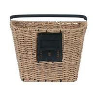 Basil bremen rattan look kf - fietsmand - voorop - bruin - thumbnail