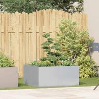 Plantenbak 80x80x40 cm gegalvaniseerd staal - thumbnail