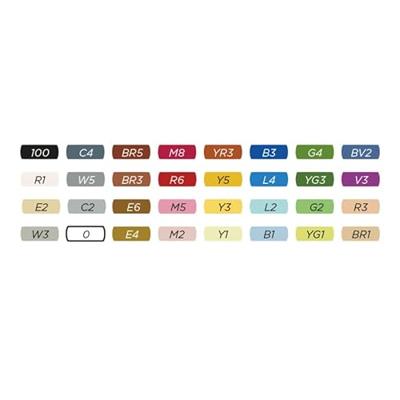 Carioca Plus Sketch twinmarkers set 32-delig