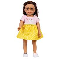 Heless Poppen leesbril goud - thumbnail