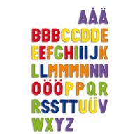Quercetti abc magneten hoofdletters, 48st. - thumbnail