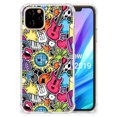 Apple iPhone 11 Pro Anti Shock Bumper Case Punk Rock
