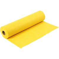 Creativ Company Hobbyvilt, b: 45 cm, dikte 1,5-2 mm, 180-200 gr, geel, 5 m/ 1 rol - thumbnail