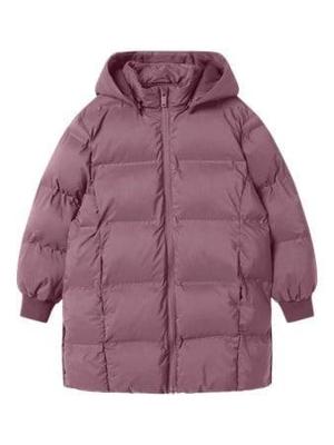 Name it winter winterjas meisjes - paars - puffer, lang - NkfMusk