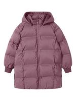 Name it winter winterjas meisjes - paars - puffer, lang - NkfMusk - thumbnail