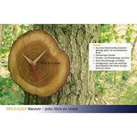 TFA Dostmann 60.3046.08 Wandklok Kwarts 172 mm x 180 mm x 40 mm Eiken, Hout Van hout - thumbnail