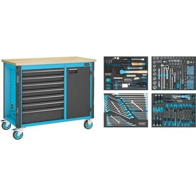 Hazet 179NW-7/230 Verrijdbare werkbank (l x b x h) 600 x 1150 x 964 mm Zwart, Blauw