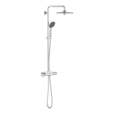 Grohe QuickFix Vitalio Joy 260 regendoucheset met 6 straalsoorten en EasyReach Tray Ø26cm chroom