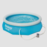 Bestway zwembad fast set rond 305 (blauw/lichtblauw, incl. filterpomp (220-240v)) - thumbnail